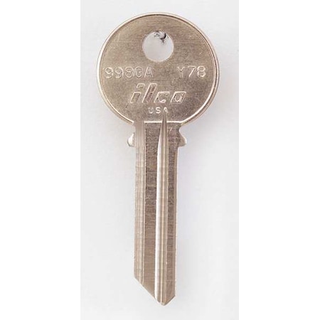Key Blank, Brass, Type Y78, 6 Pin, PK10 MPN:998GA-Y78