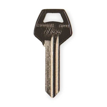 Key Blank, Brass, Corbin Russwin, PK10 MPN:A1001AH-CO91