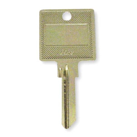Key Blank, Type Hotel, Pins 6, PK100 MPN:A1145E-HANS-ILCO