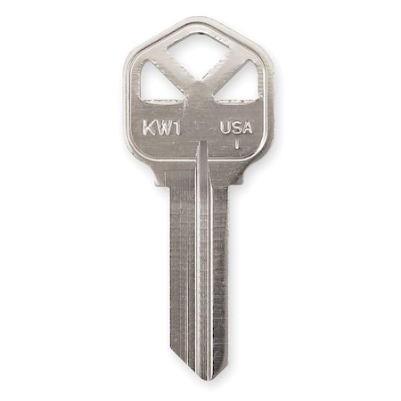 Key Blank, Nickel, Type 1176, 5 Pin, PK50 MPN:KW1-NP