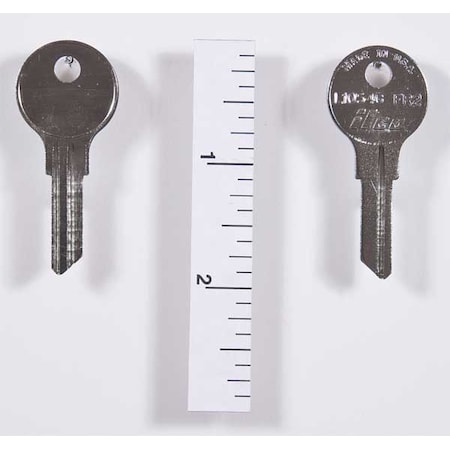 Key Blank, FR2, Brass, PK10 MPN:L1054G-FR2