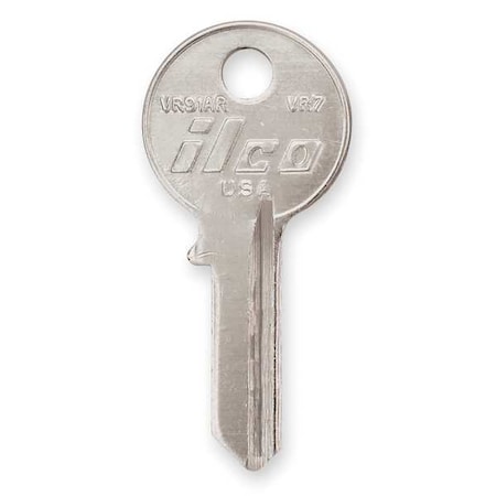 Key Blank, Brass, Type VR7, 4 Pin, PK10 MPN:VR91AR-VR7