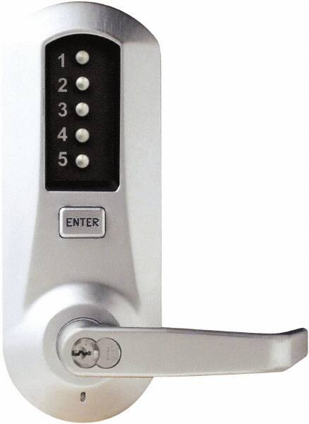 Combination Entry with Key Override Lever Lockset for 1-3/4 to 2-1/4