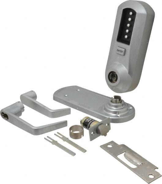 Push-button Lock Lever Lockset for 1-3/8 to 2-1/4in Thick Doors MPN:5021BWL-26D-41