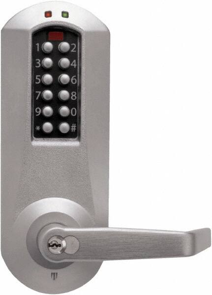 Combination Entry with Key Override Lever Lockset for 1-3/8 to 2-1/4