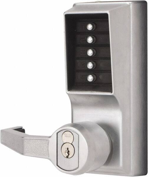 Combination Entry with Key Override Lever Lockset for 1-3/4 to 2-1/4