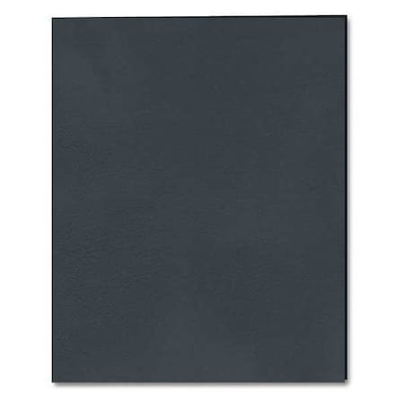 Case of Black Paper Pocket Folders, 11.75