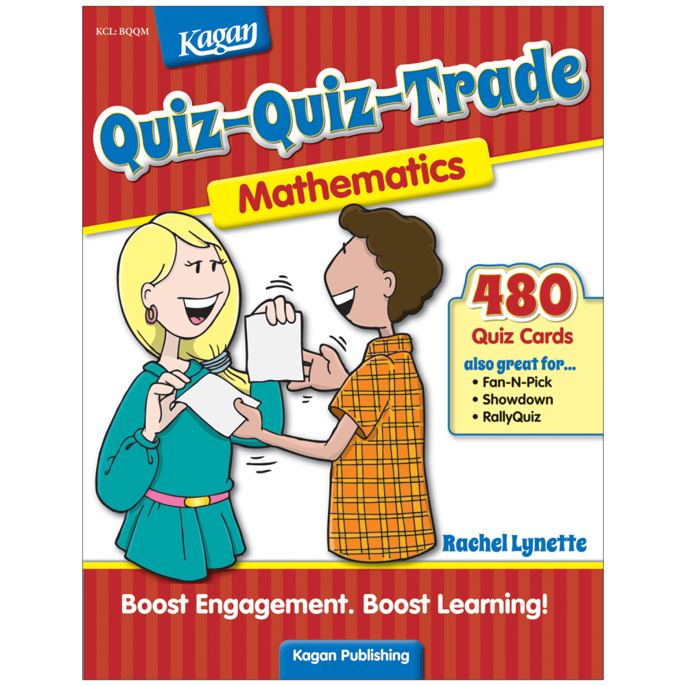 Kagan Publishing Quiz-Quiz-Trade: Mathematics, Grades 3-6 MPN:KA-BQQM