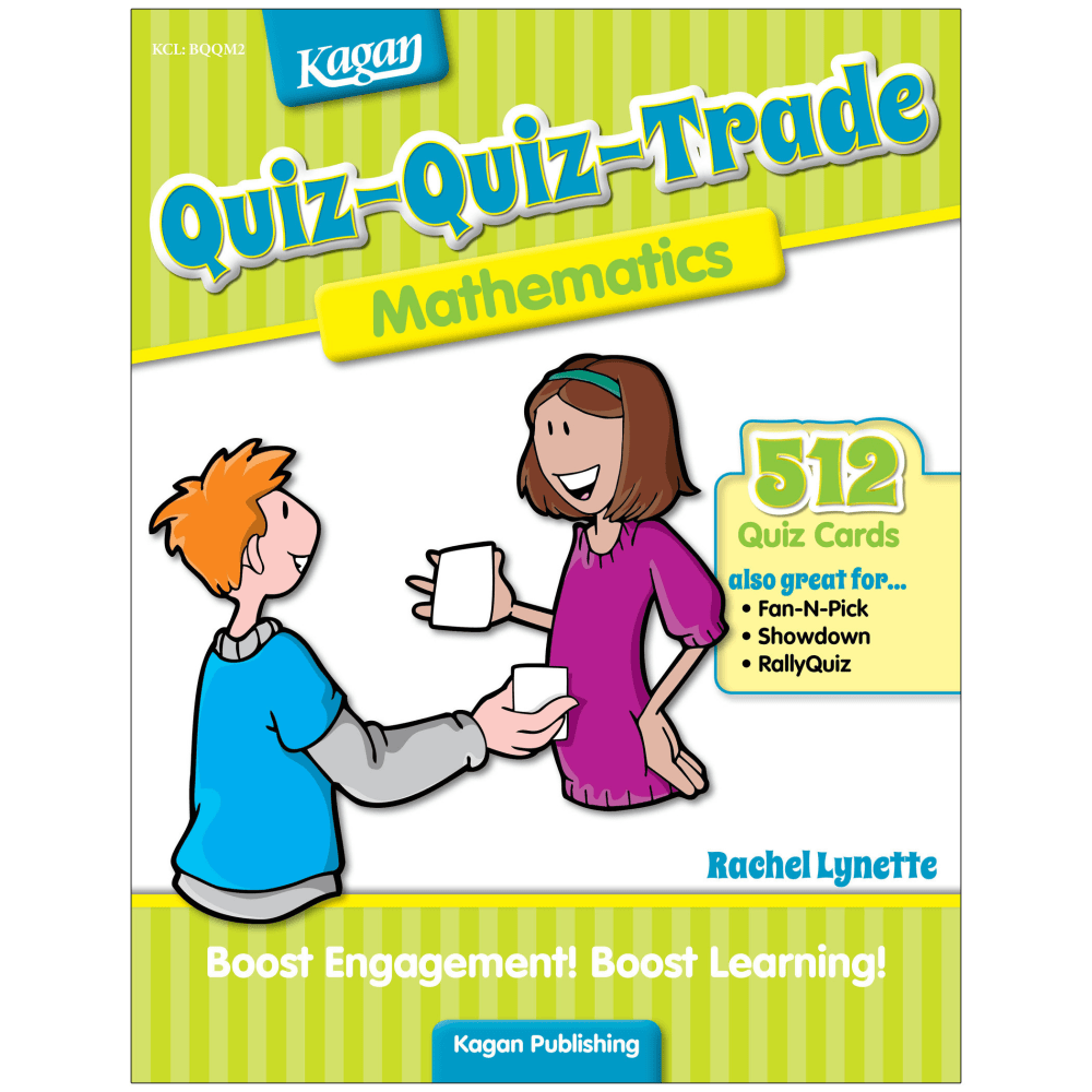 Kagan Publishing Quiz-Quiz-Trade: Mathematics, Grades 2-4 MPN:KA-BQQM2