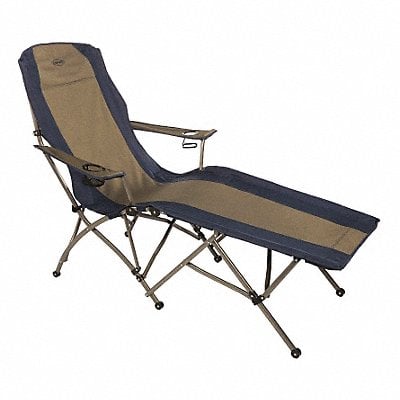 Folding Lounge Chair Blue/Gray 45-1/2inH MPN:FL145