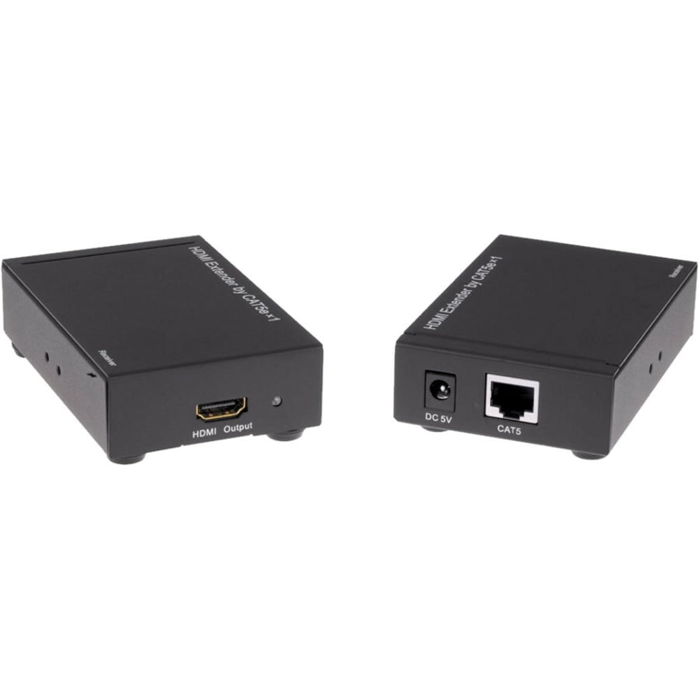 KanexPro HDMI Extender over CAT5/6 up to 165ft. (50m) - 1 Input Device - 1 Output Device - 165 ft Range - 2 x Network (RJ-45) - 1 x HDMI In - 1 x HDMI Out - Full HD - 1920 x 1080 - Rack-mountable MPN:HDEXT50M