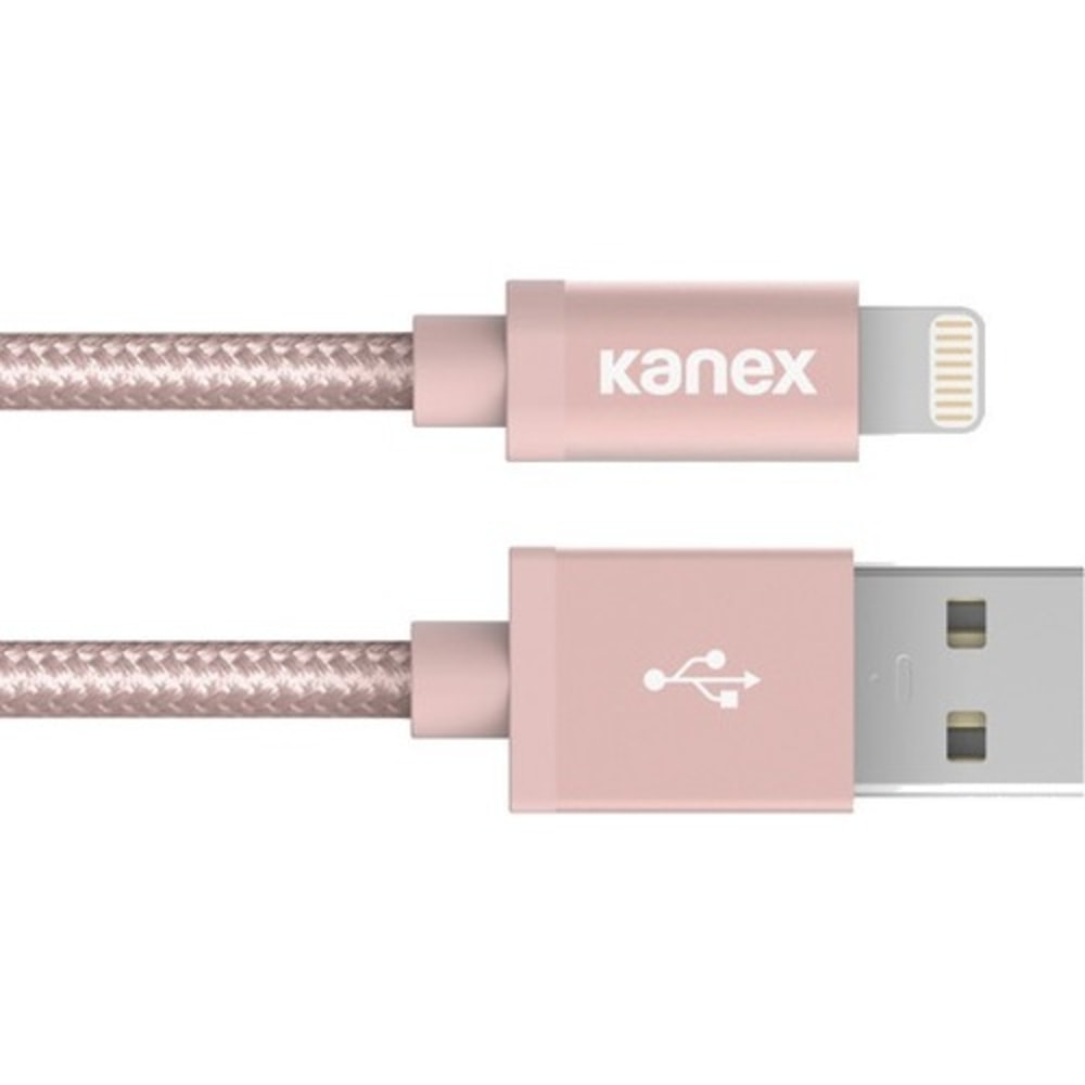 Kanex Sync/Charge Lightning/USB Data Transfer Cable - 9.84 ft Lightning/USB Data Transfer Cable - First End: Lightning - Second End: USB - Rose Gold (Min Order Qty 2) MPN:K157-1029-RG9F