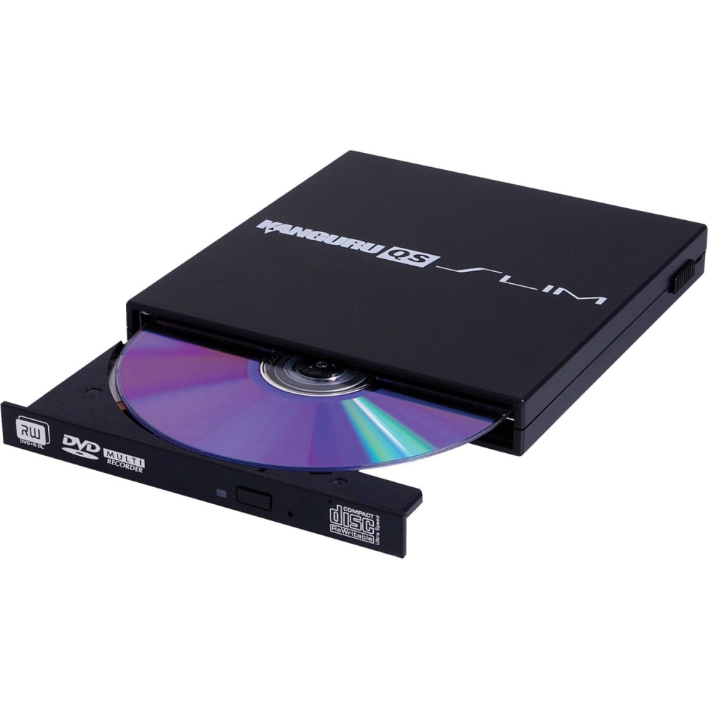 Kanguru U2-BDRW-SL 6x Slim USB2.0 External Blu-ray burner - Disk drive - BD-RE - 6x2x6x - USB 2.0 - external - TAA Compliant MPN:U2-BDRW-SL