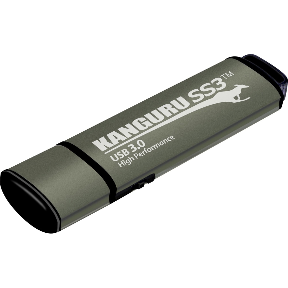 Kanguru SS3 USB 3.0 Flash Drive with Physical Write Protect Switch, 64GB MPN:KF3WP-64G