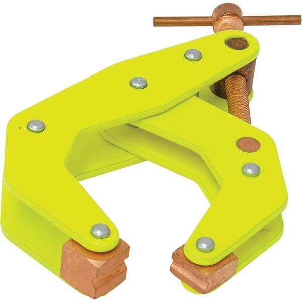 Cantilever Clamps, Load Capacity (Lb. - 3 Decimals): 700 , Clamping Pressure (Lb.): 700 , Handle Type: T , Jaw Material: Steel , Pad Finish: Copper-Plated  MPN:K025TDHVY