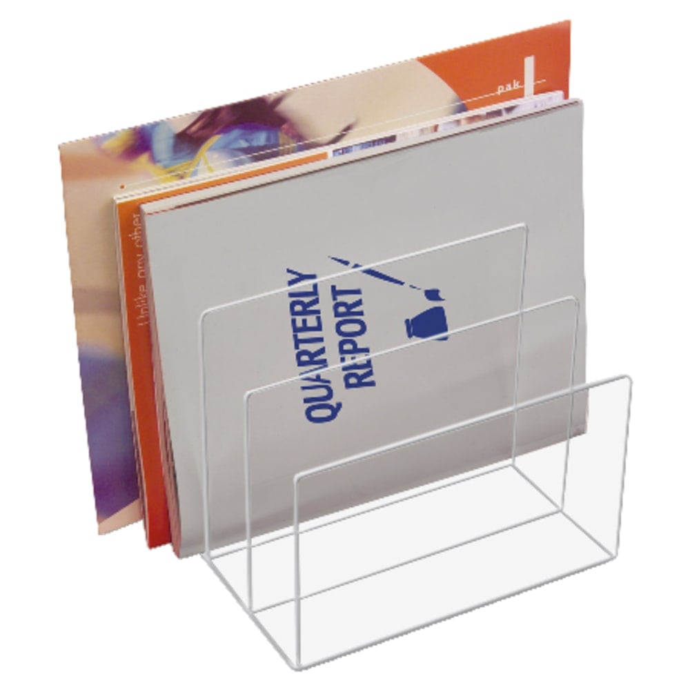 Kantek File Sorter, 7 1/2in x 8in x 6 1/2in, Clear MPN:AD-45
