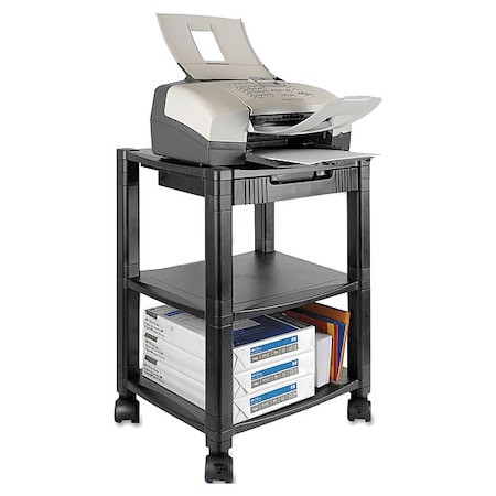 Mobile Printer Stand, Black, Plastic MPN:KTKPS540