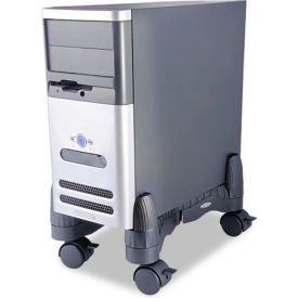 Kantek CS200B Mobile CPU Stand 60 lbs. Capacity Black CS200B
