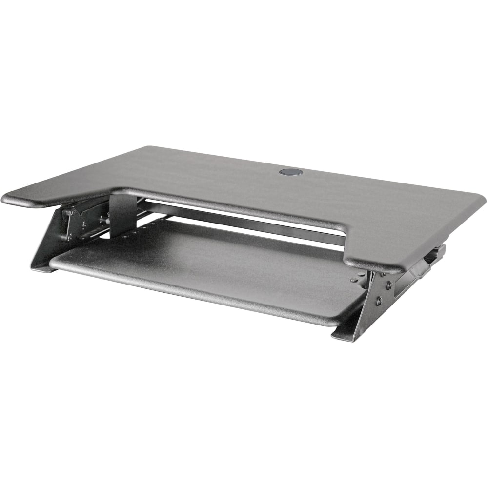 Kantek Sit-to-Stand Desk Riser, 20inH x 35-1/2inW x 24inD, Black MPN:STS900