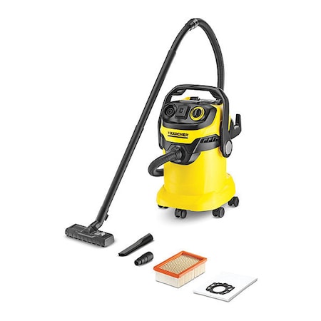 WD, Shop Vacuum, 4 1/4 gal, Standard, 76 cfm, 2 1/2 hp MPN:WD 5P