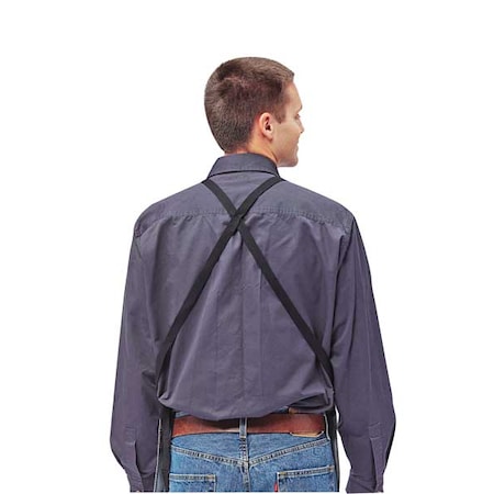 Aluminized Apron, Rayon, 42 in Length, Silver MPN:726MBAR