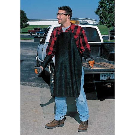 Bib Apron, Nylon, 36 in Length, Black MPN:88-APR
