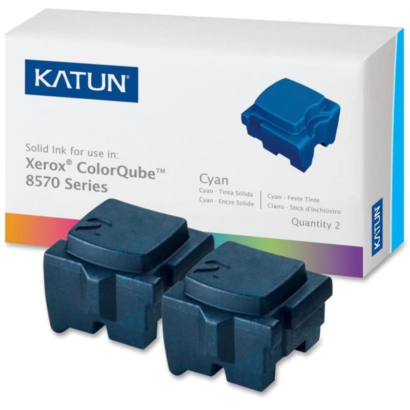 Katun - 2-pack - cyan - solid inks (alternative for: Xerox 108R00926) - for Xerox ColorQube 8570, 8580 MPN:39395
