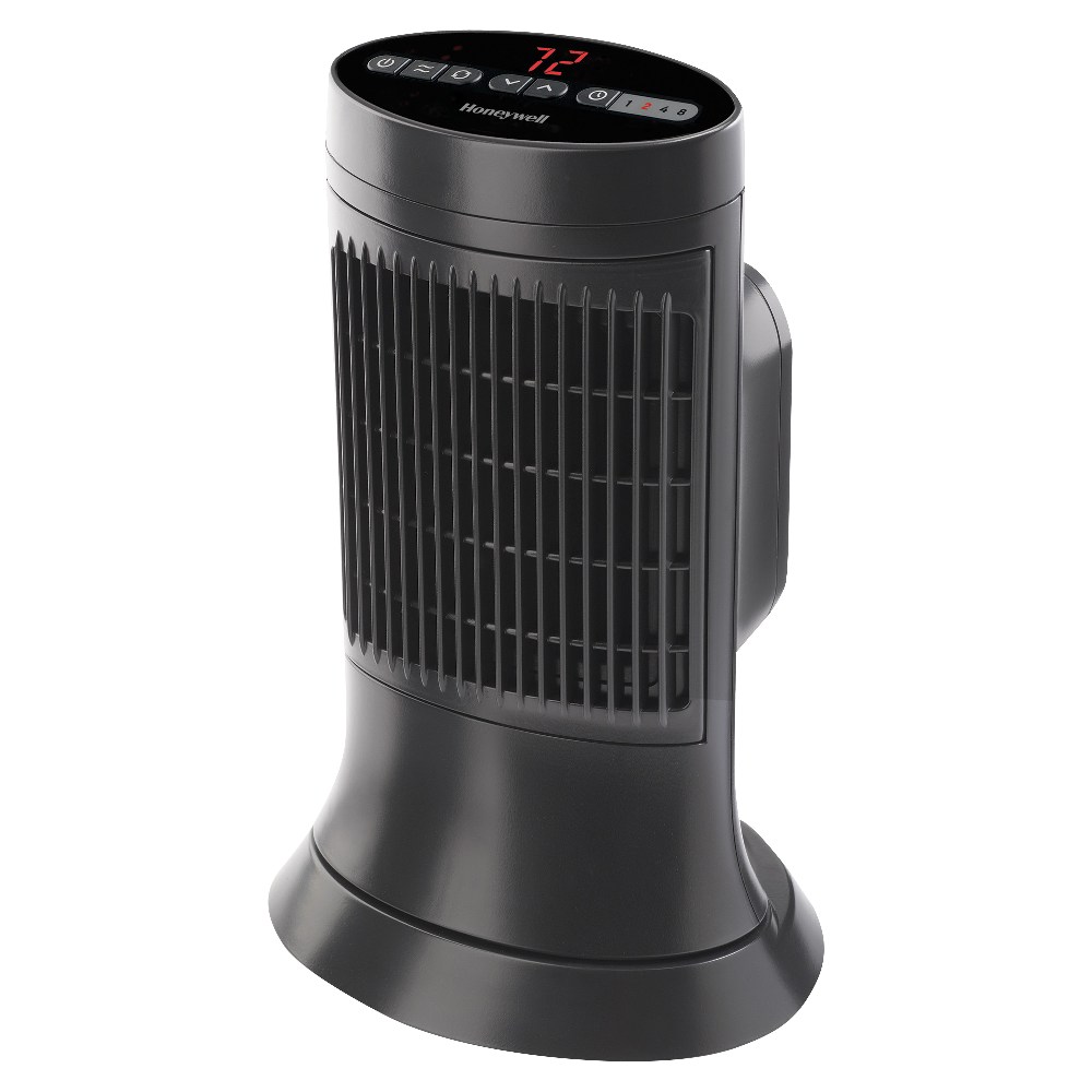 Honeywell 1,500-Watt Digital Ceramic Compact Tower Heater, Dark Gray MPN:HCE311V