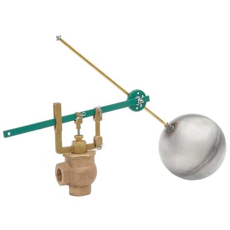 Float Valve Assembly, Double, Size 1/2 In. MPN:1/227SA/BB
