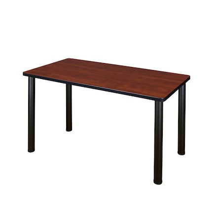 Regency Kee 48 x 24 in. Training Seminar Table- Cherry Top, Black Legs MPN:MT4824CHBPBK