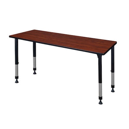 Rectangle Tables > Height Adjustable > Rectangular Classroom Tables, 60 W, 24 L, 23-34 H, Cherry MPN:MT6024CHAPBK
