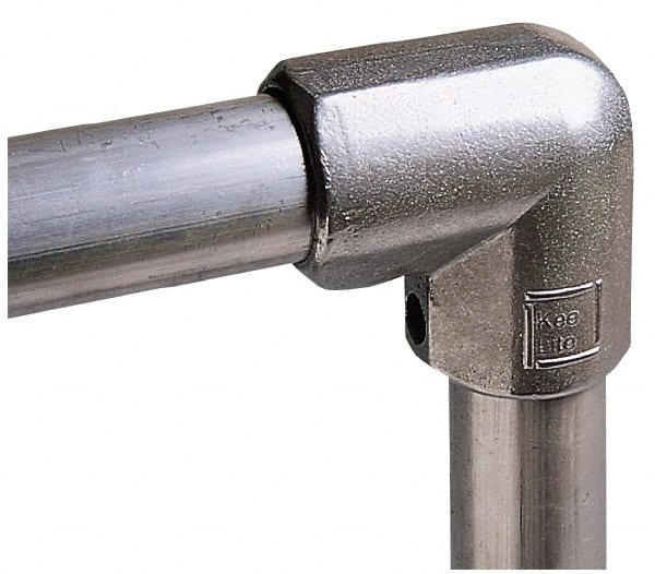 Pipe Rail Fittings, Rail Fitting Type: Elbow , Material: Aluminum , Material: Aluminum Alloy  MPN:L15-7