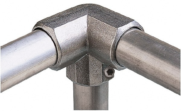 Pipe Rail Fittings, Rail Fitting Type: Elbow , Material: Aluminum , Material: Aluminum Alloy  MPN:L20-7