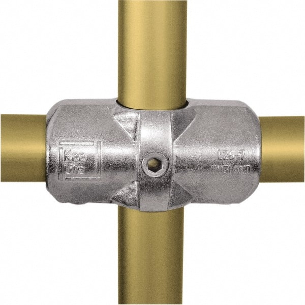 Pipe Rail Fittings, Rail Fitting Type: Cross , Material: Aluminum , Material: Aluminum Alloy  MPN:L26-8