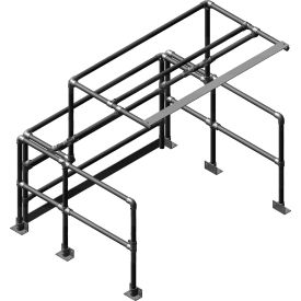 Kee Safety® Pivot Steel Mezzanine Pallet Gate Standard 72