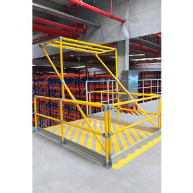 Kee Safety® Pivot Steel Mezzanine Pallet Gate Double Depth 60