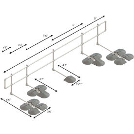 Kee Safety® Guard® Straight Railing Kit 252