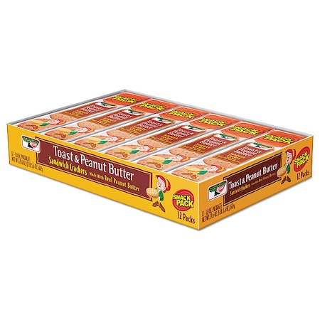 1.8oz. Keebler Toast & PB Crackers, 12 PK MPN:21167