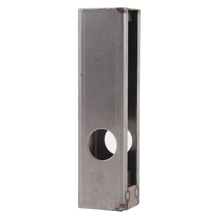 Weldable Gate Box, Silver, 2-3/8