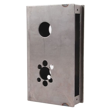 Weldable Gate Box, Silver, 2-3/8