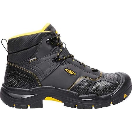 Men's 6-Inch Work Boot, 9 1/2 M, Steel Toe, 6 in H, Black, 1017828 MPN:1017828