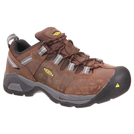 Men's Athletic Shoe, Steel Toe, Fabric, Leather Upper, Rubber Outsole, Lace Up, 17 EE MPN:1020035