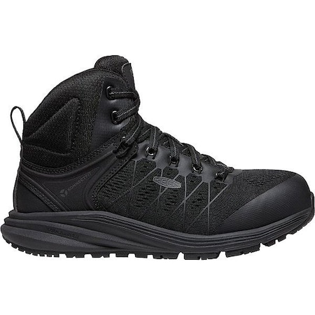 Women's Carbon Fiber Toe Athletic High-Top Shoe, Black/Raven, 9, W, 1027109 MPN:1027109