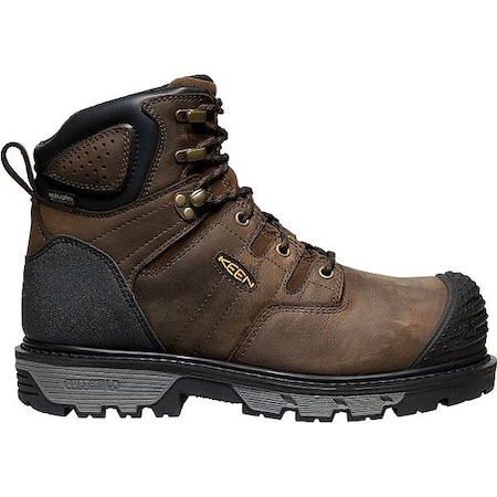 Men's Carbon Fiber Toe 6-Inch Work Boot, Brown, 7 1/2, EE, 1027689 MPN:1027689
