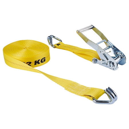 Tie Down Strap, Wire-Hook, Yellow MPN:04624