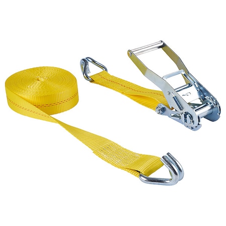 Tie Down Strap, Wire-Hook, Yellow MPN:04630