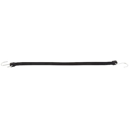Bungee Strap, Black, 24 in Length, EPDM Rubber MPN:06224