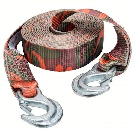 Emergency Tow Strap, 12, 000 lb, 20 ft L MPN:89819