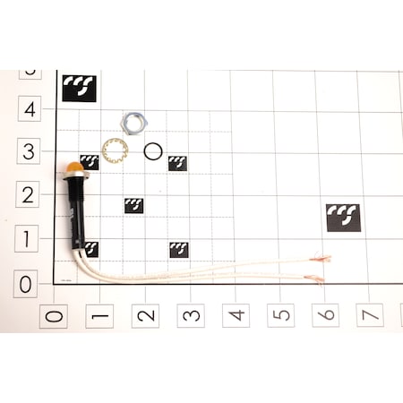Bulbs, Diode Led Light Emitting Yellow, MPN:711-390