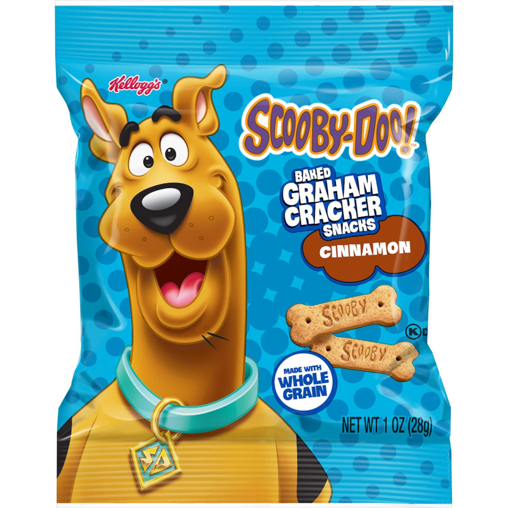 Kelloggs Scooby Graham Crackers, 1 Oz, Box Of 210 Pouches MPN:00030100506898
